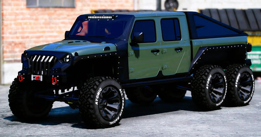 (Debadged) Jeep Wrangler Aapocalypse 6x6 | Edik Customs