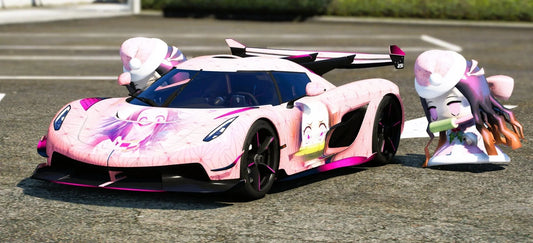 (Debadged) Koenigsegg Jesko 2020 Nezuko [Dinamic Lights] | Gamer's Cafe
