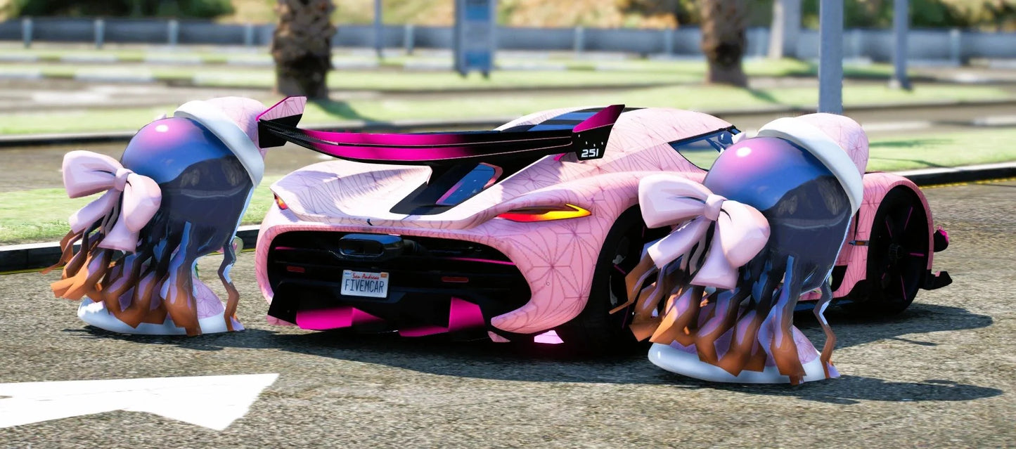 (Debadged) Koenigsegg Jesko 2020 Nezuko [Dinamic Lights] | Gamer's Cafe