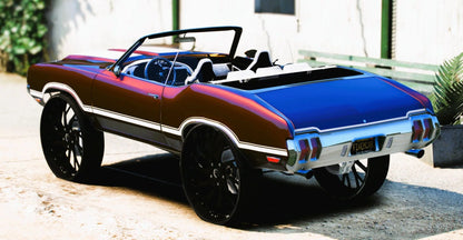(Debadged) Oldsmobile Cutlass 1970 on 30s Corvette Swap On Forgiatos | Serge