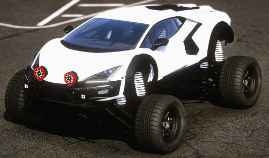 (Debadged) Lifted 2023 Lamborghini Revuelto Off-Road | VPod