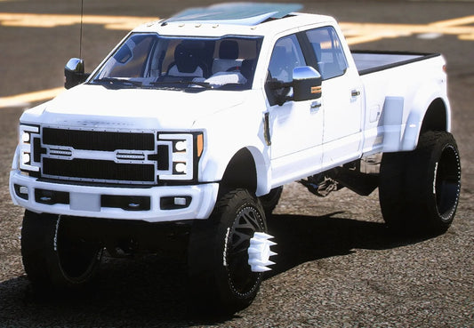 (Debadged) Lifted Ford F-450 Dually On American Force | Bleed