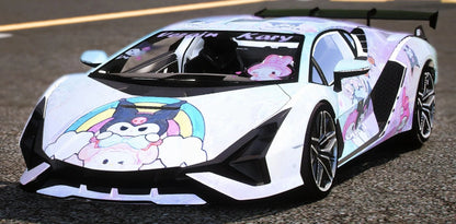 (Debadged) Lamborghini Sian Kuromi & Melody | Gamer's Cafe