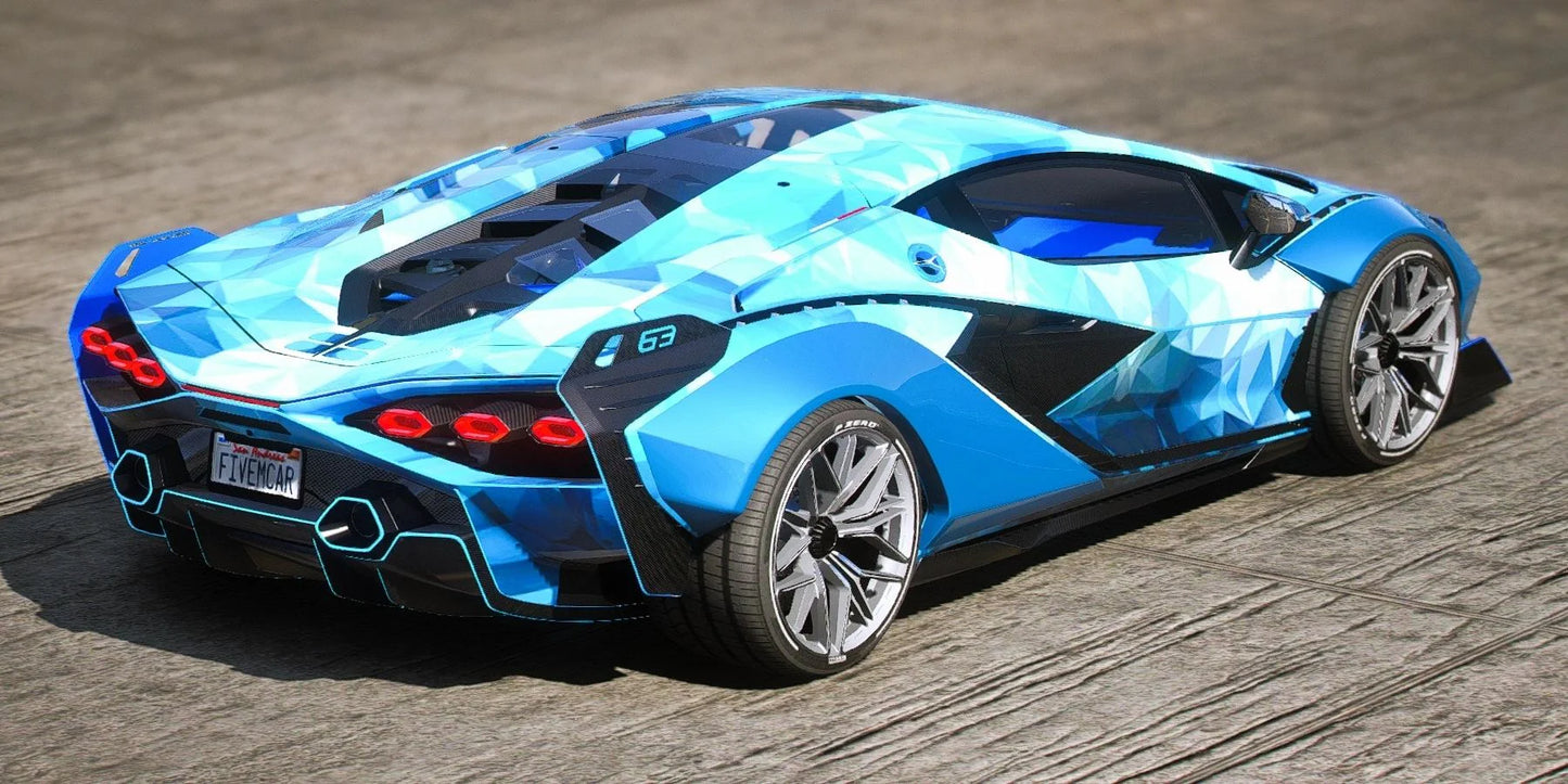 (Debadged) Lamborghini Sian Widebody ( Animated Lights ) | Zeed