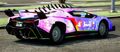 (Debadged) Lamborghini Veneno [Dinamic RGB Lights] | LeVoice