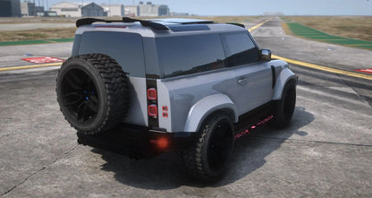 (Debadged) Land Rover Defender 90 Ghoul | Hayes