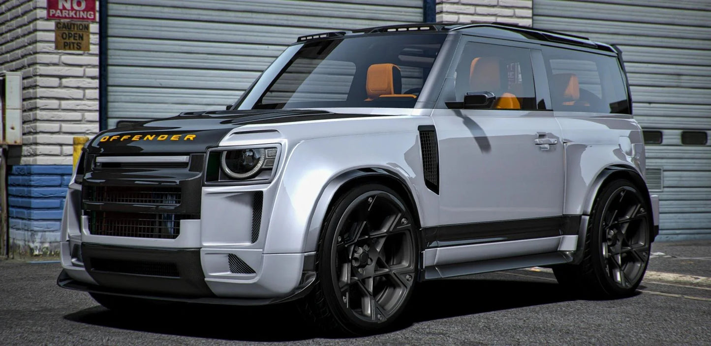 (Debadged) Land Rover Defender 90 Venuum "Offender" | Adan
