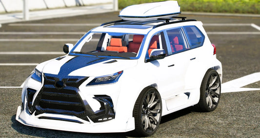 (Debadged) Lexus Lx570 Khann WideBody | Hamada Drift