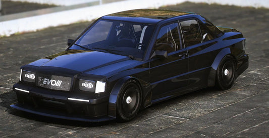 (Debadged) Mercedes 190e EVO3 (2 Livery) | Nejcs Garage