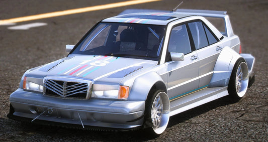 (Debadged) Mercedes 190E Widebody Custom | DR Customs