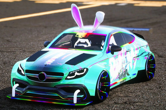 (Debadged) Mercedes AMG C63S BUNNY Edition [Dinamic Lights] | Kick Store