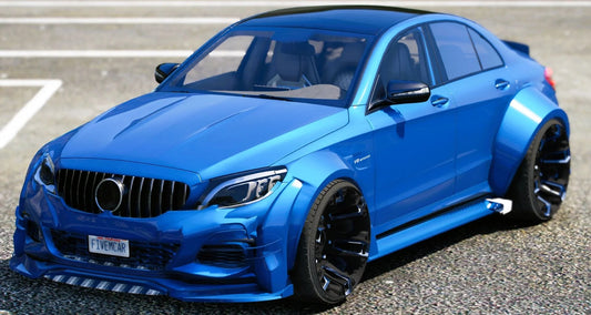 (Debadged) Mercedes AMG C63s Widebody | Hamada Drift