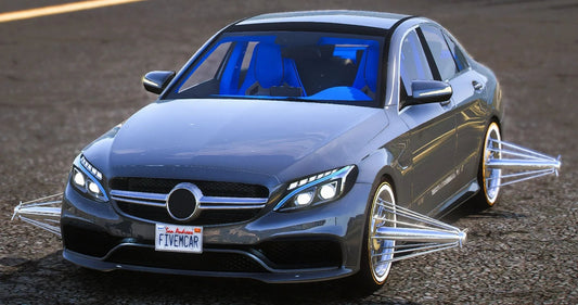 (Debadged) Mercedes C63 on Swangas | DDC Cars