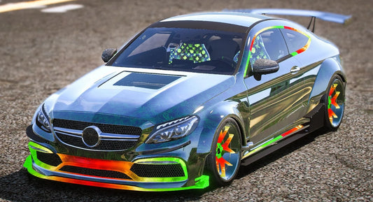 (Debadged) Mercedes C63s Weed Edition | Bre Customs