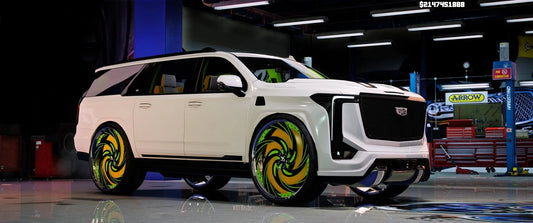 Cadillac Escalade Concept on floaters Donk 2025 (Animated Sunroof) | GZ Customs