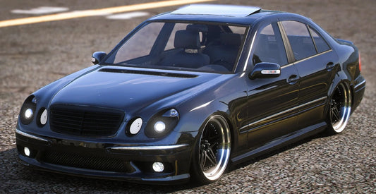 (Debadged) Mercedes E55 AMG Lowered | JB