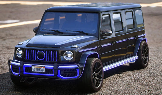 (Debadged) Mercedes G-Wagon Limousine 10 Seater Animated Lights (Bulletproof) | IRASHI