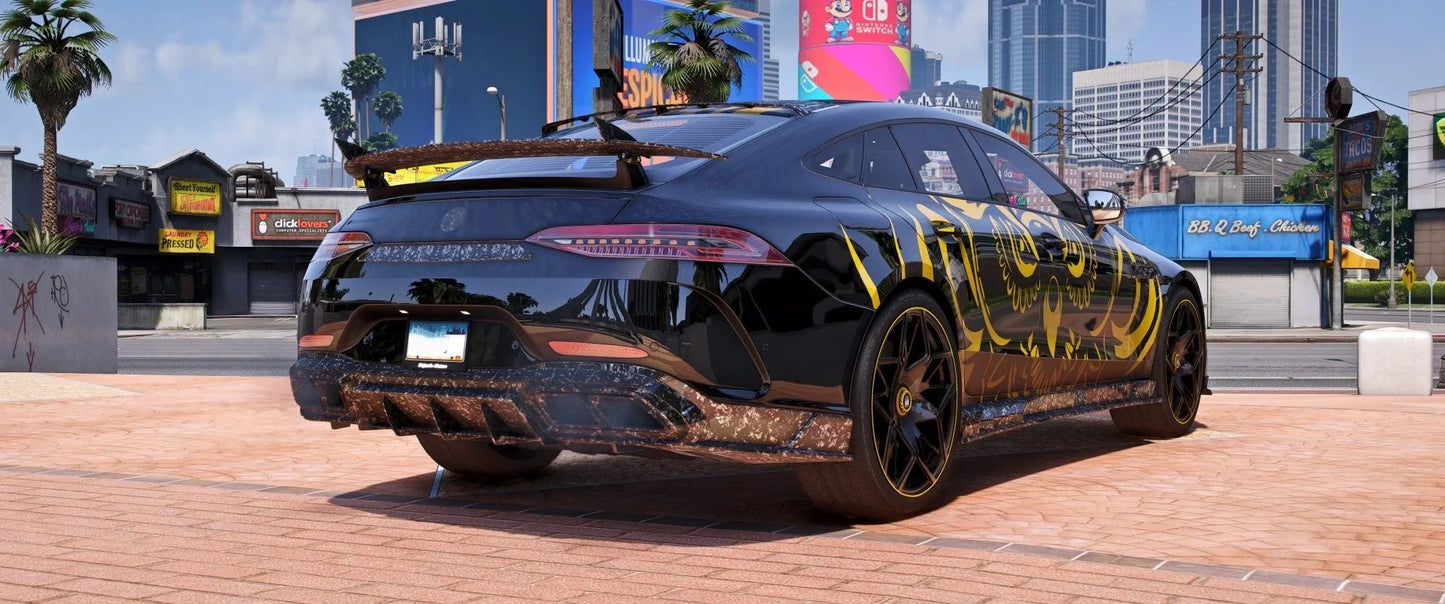 (Debadged) Mercedes GT63S [Animation Roof] [210+ Tunings Part + 10 Liveries] | Majestic