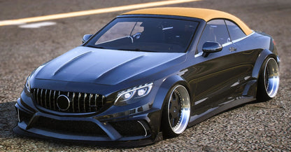 (Debadged) Mercedes S63 Cabrio Custom [Animated Roof] | Macs Custom