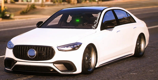 (Debadged) Mercedes S63 Slammed 2023 | Gonnie