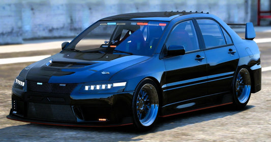 (Debadged) Mitsubishi Lancer Evolution IX x HR Unmarked PD | Hachi