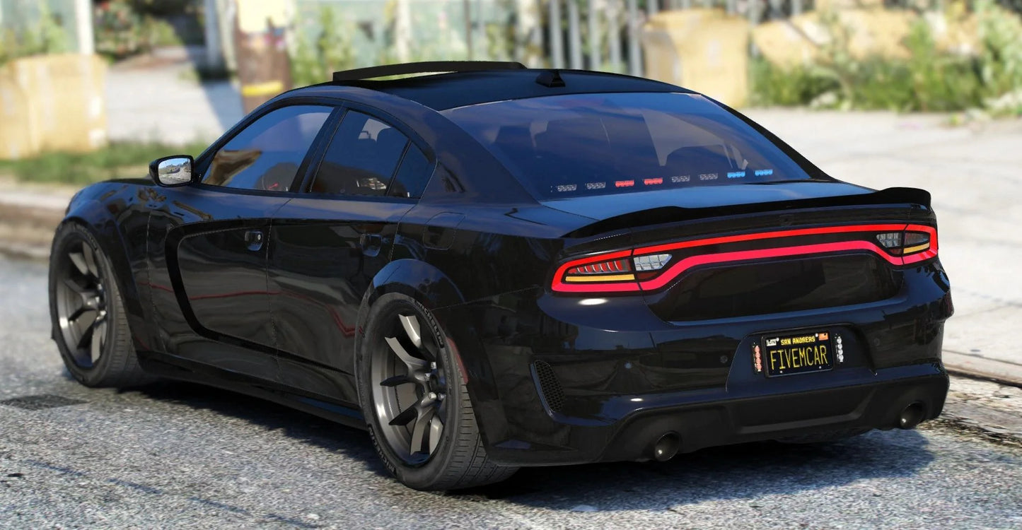 (Debadged) Unmarked PD Custom 2023 Dodge Charger 1000HP Hennessey Performance Redeye | 4K + AS Customs