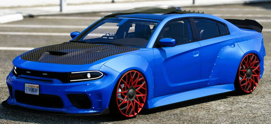 (Debadged) Unmarked PD Dodge Charger Ghoul V2 on Blocca Forgiatos | 4K Customs