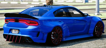 (Debadged) Unmarked PD Dodge Charger Ghoul V2 on Blocca Forgiatos | 4K Customs