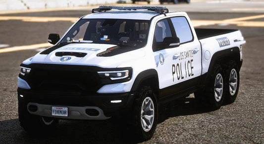 (Debadged) [Non ELS] 2022 Police Dodge Ram 1500 TRX 6x6 Warlord | DL Cars