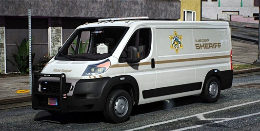 (Debadged) [Non ELS] Dodge Ram Promaster 2022 Police Prison | CB Customs