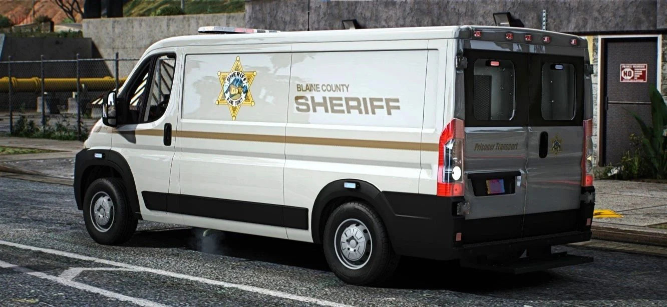(Debadged) [Non ELS] Dodge Ram Promaster 2022 Police Prison | CB Customs