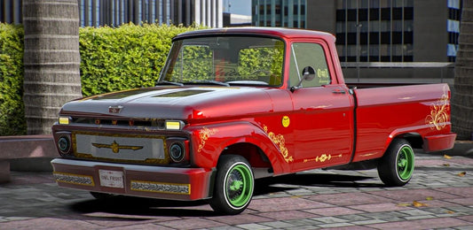(Debadged) Ford F100 Lowrider | Owl Frost