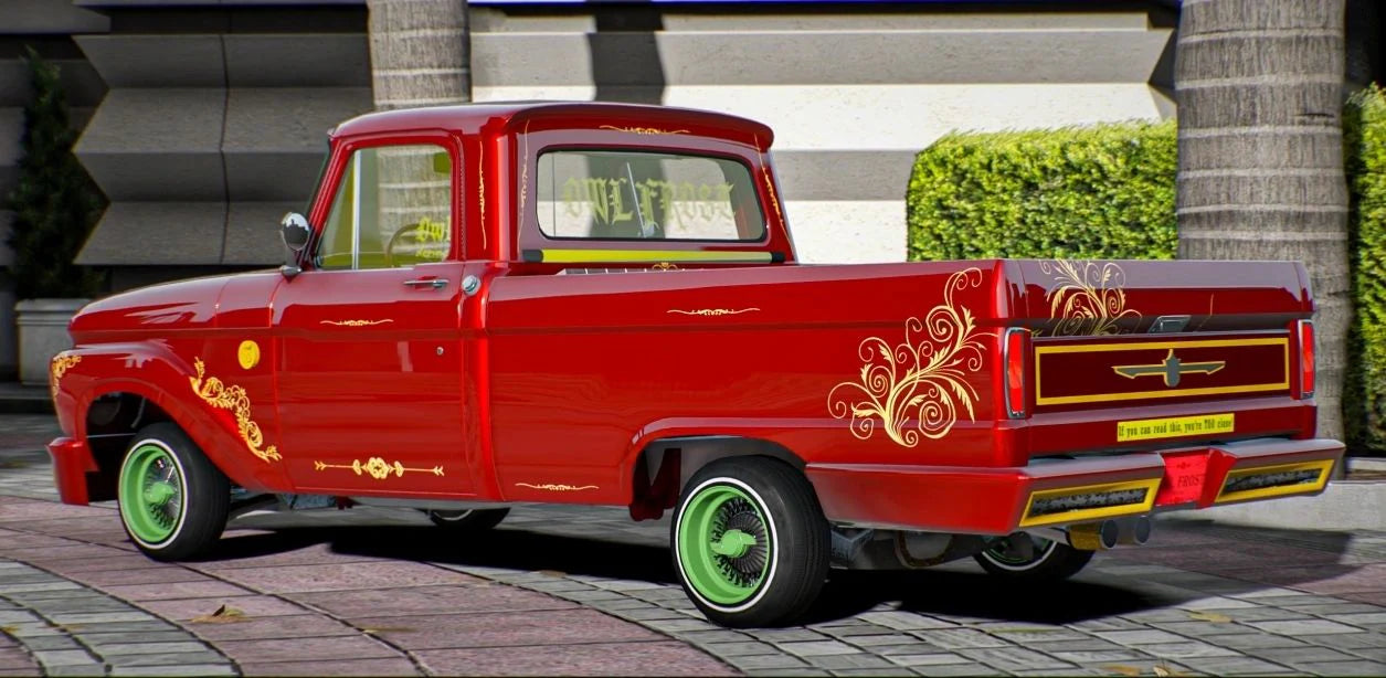 (Debadged) Ford F100 Lowrider | Owl Frost