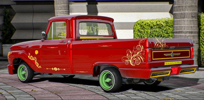 (Debadged) Ford F100 Lowrider | Owl Frost