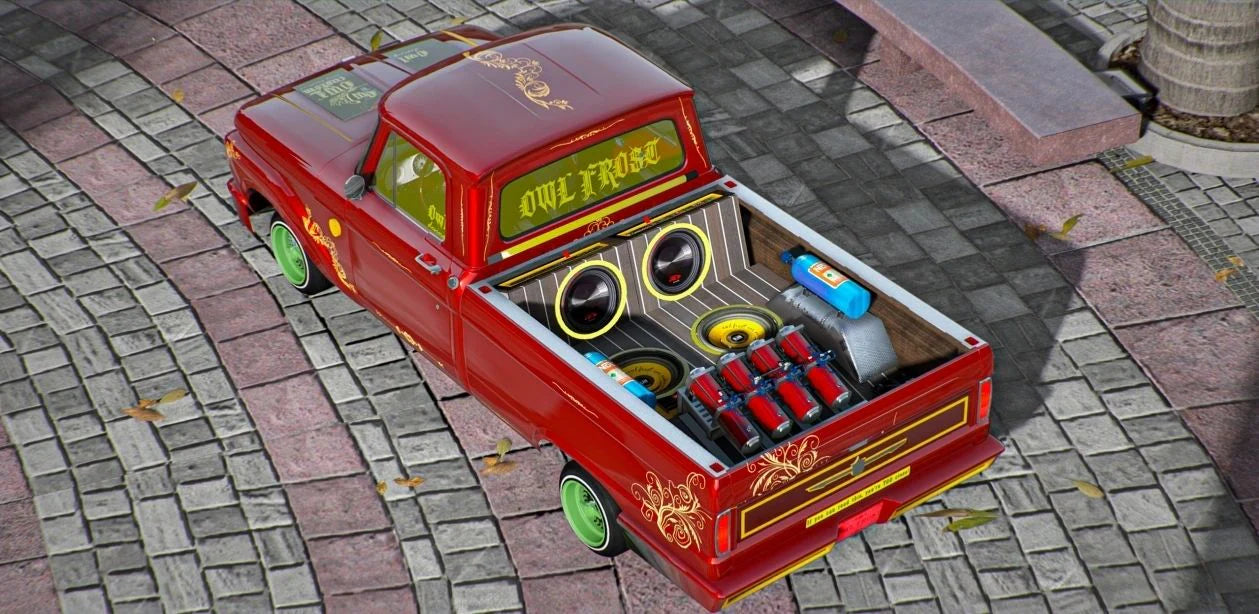 (Debadged) Ford F100 Lowrider | Owl Frost