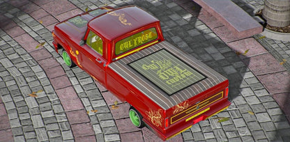 (Debadged) Ford F100 Lowrider | Owl Frost