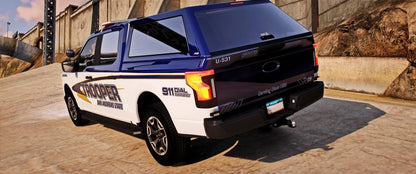 (Debadged) [Non ELS] Ford F150 Lightning 2023 Police | Paul