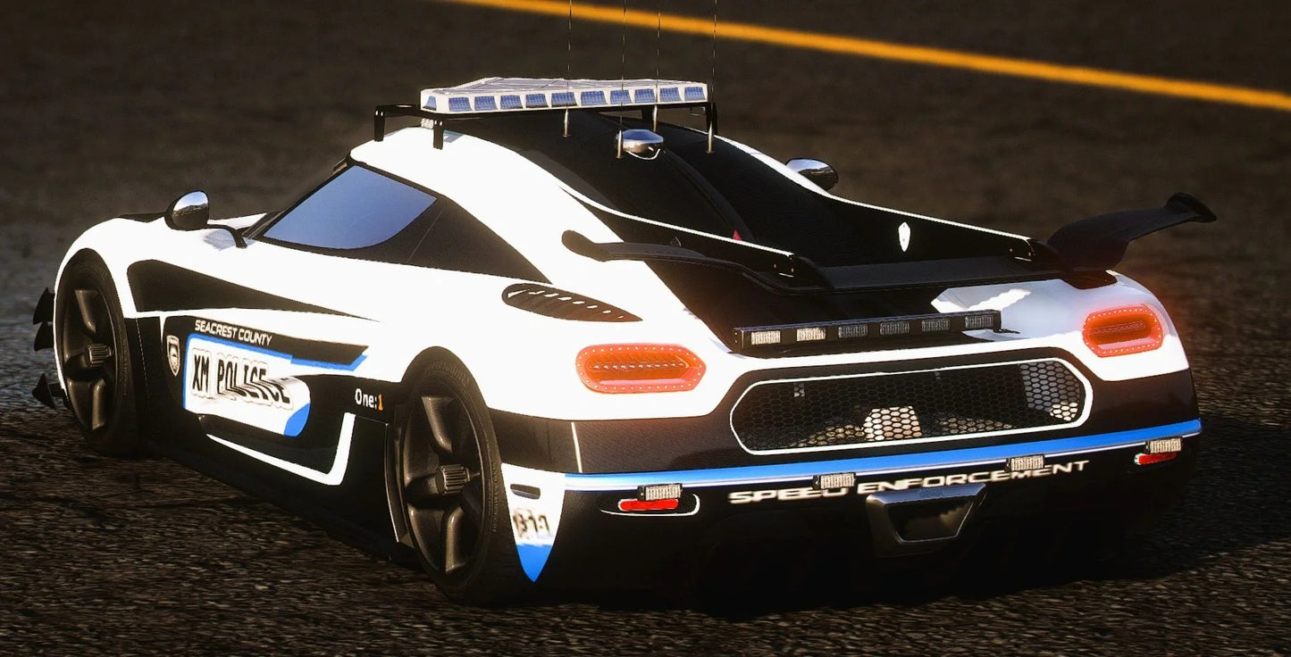(Debadged) [Non ELS] Koenigsegg One1 666 Police | WOLX