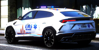 (Debadged) [Non ELS] Lamborghini Urus Medic EMS | Chino Garage