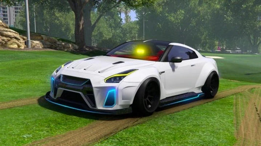 (Debadged) Nissan GTR R35 Darwin Pro Widebody Turbo (Animated Lights) | AM Customs