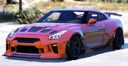 (Debadged) Nissan GTR R35 Krem Custom | Jia_En