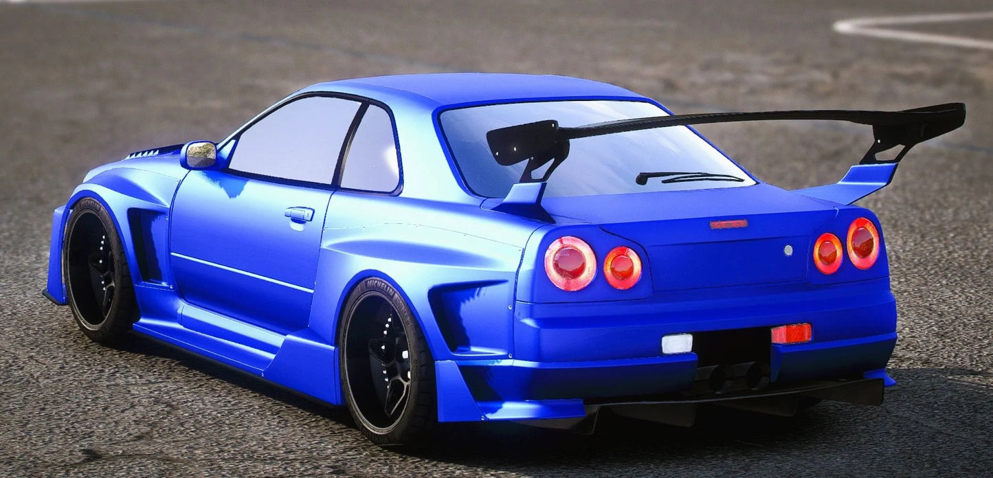 (Debadged) Nissan R34 Hugo Silvia | Adan