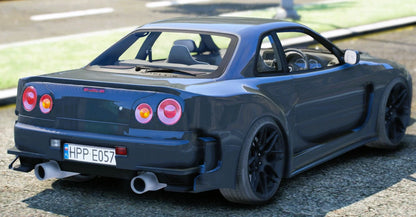 (Debadged) Nissan Skyline GT-R R34 | Vanz123