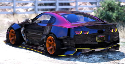 (Debadged) Nissan Skyline R35 Boss Widebody Slammed | Tora