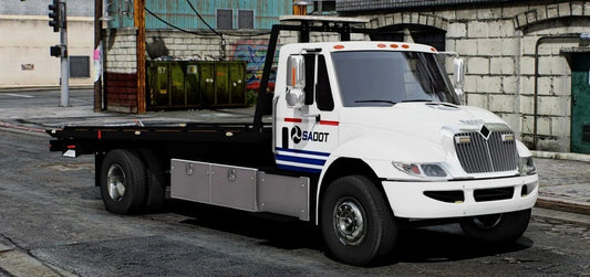 (Debadged) International v2 Flatbed SADOT I VV