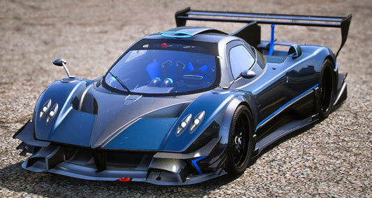 (Debadged) Pagani Zonda Revo Blue Carbon | HuangH