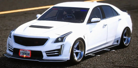 (Debadged) Police Unmarked Cadillac CTS V Widebody Animated PD Bulletproof | Legendary Cars | Tuned