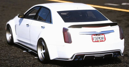 (Debadged) Police Unmarked Cadillac CTS V Widebody Animated PD Bulletproof | Legendary Cars | Tuned