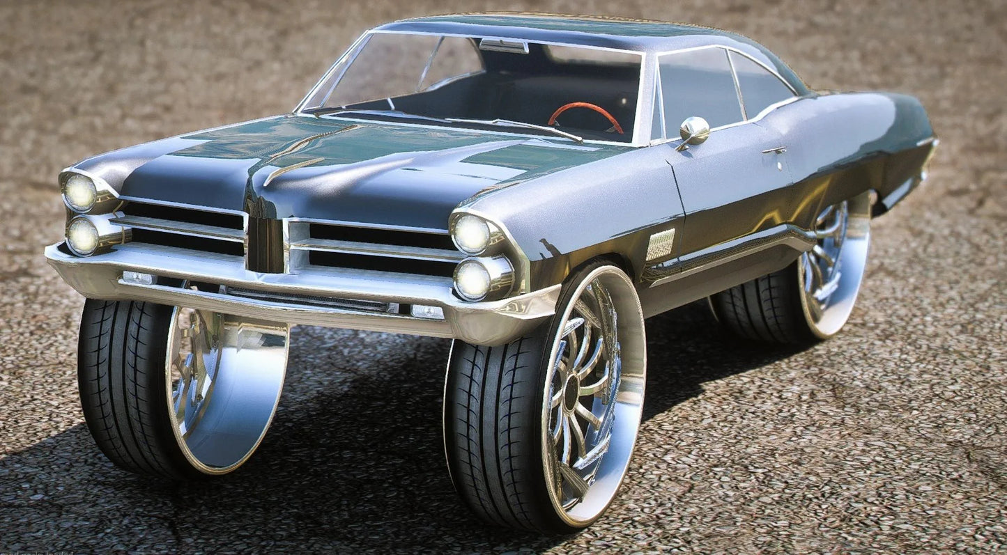 (Debadged) Pontiac Catalina 2-2 Donk 1965 | Ismackz