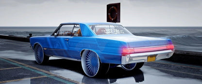 (Debadged) Pontiac GTO 1965 Donk | Owl Frost